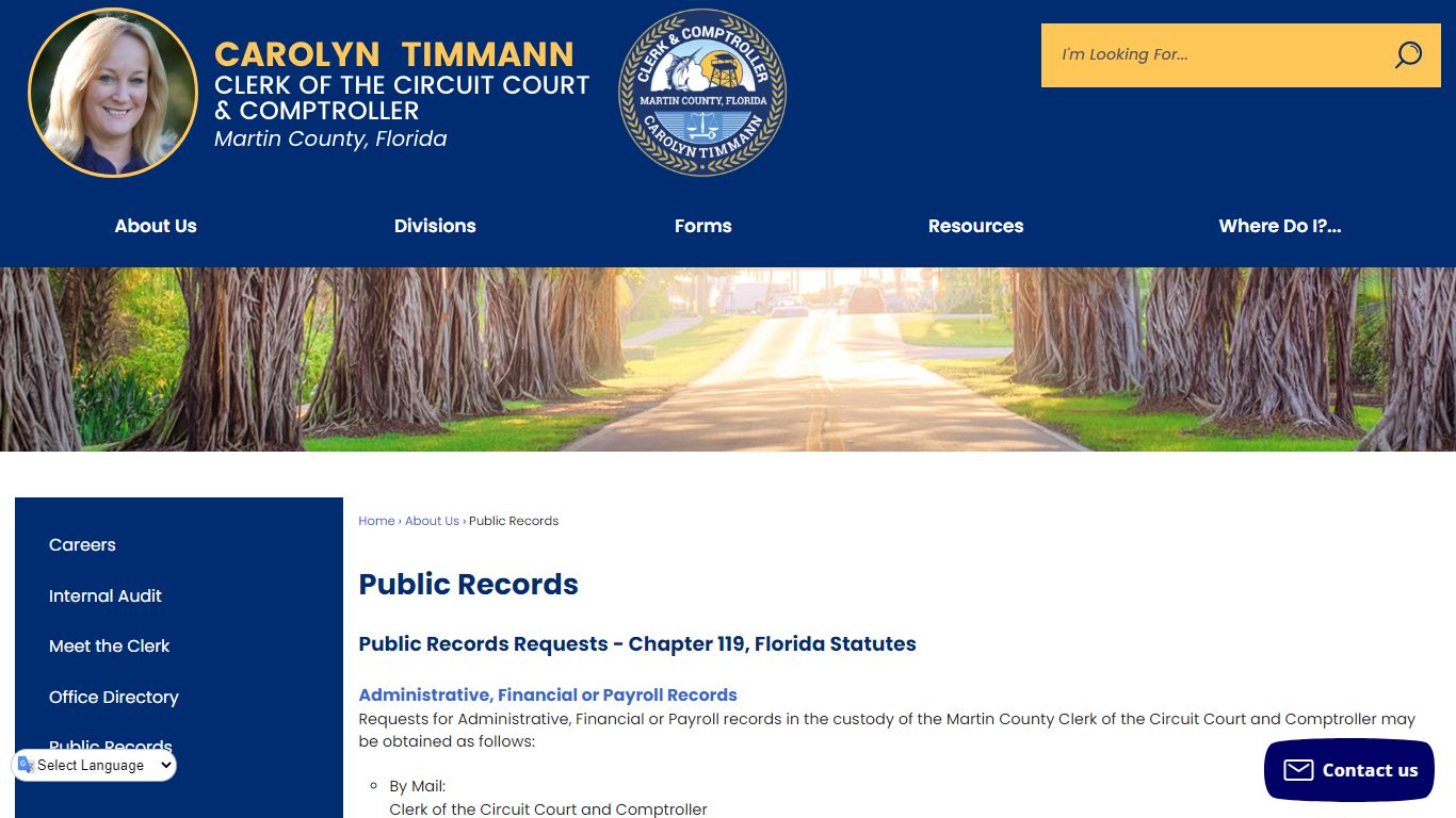 Public Records | Martin County Clerk